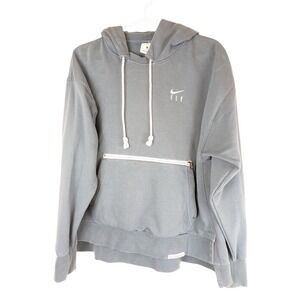 Nike Men’s Blue‎ Dri-Fit Hooded Sweatshirt Fly Logo Size M